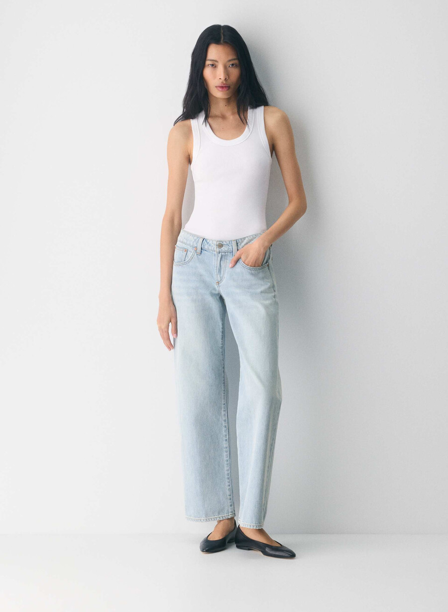 denim forum the 90s super lo-rise baggy jean 15 yrs brl thr bleu