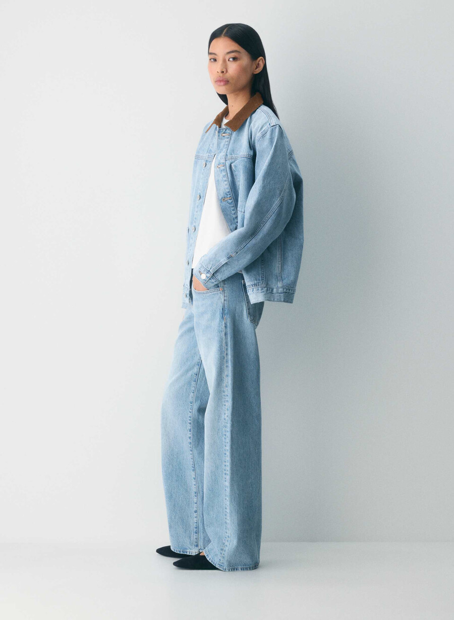denim forum the 90s super lo-rise baggy jean 7 yrs bleu taboo