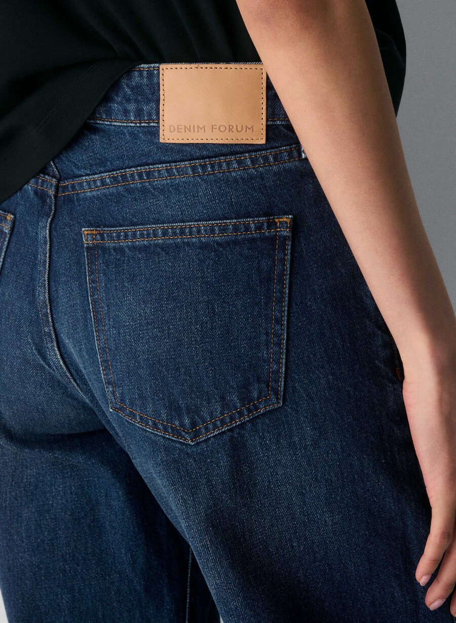 denim forum the 90s super lo-rise baggy jean be about dark bleu