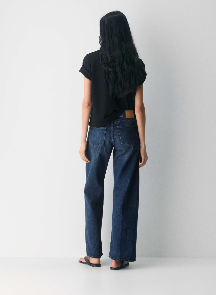 denim forum the 90s super lo-rise baggy jean be about dark bleu