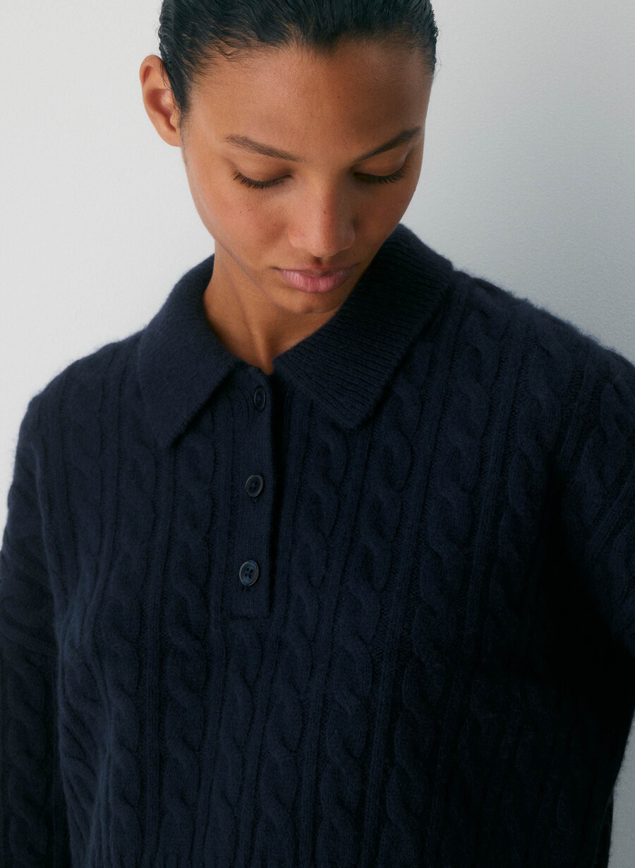 rosebud polo sweater admiral