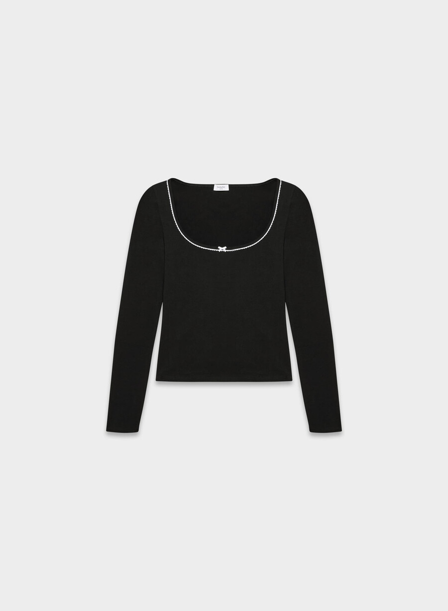 chill halfmoon longsleeve blackwhite