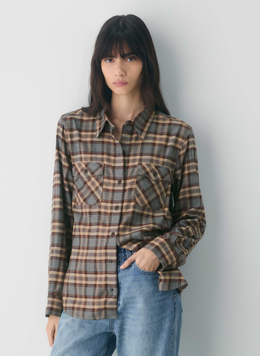 maple shirt ares check h d grch b