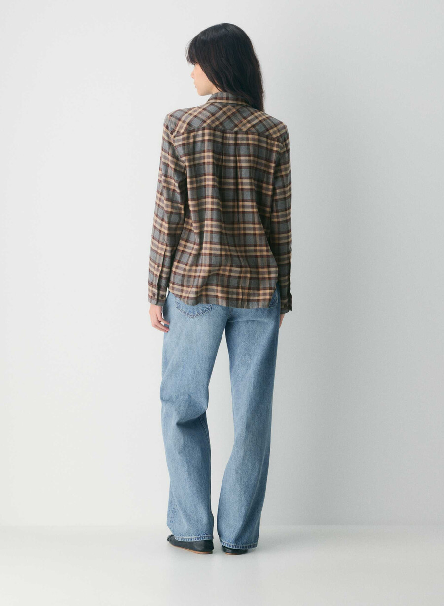maple shirt ares check h d grch b