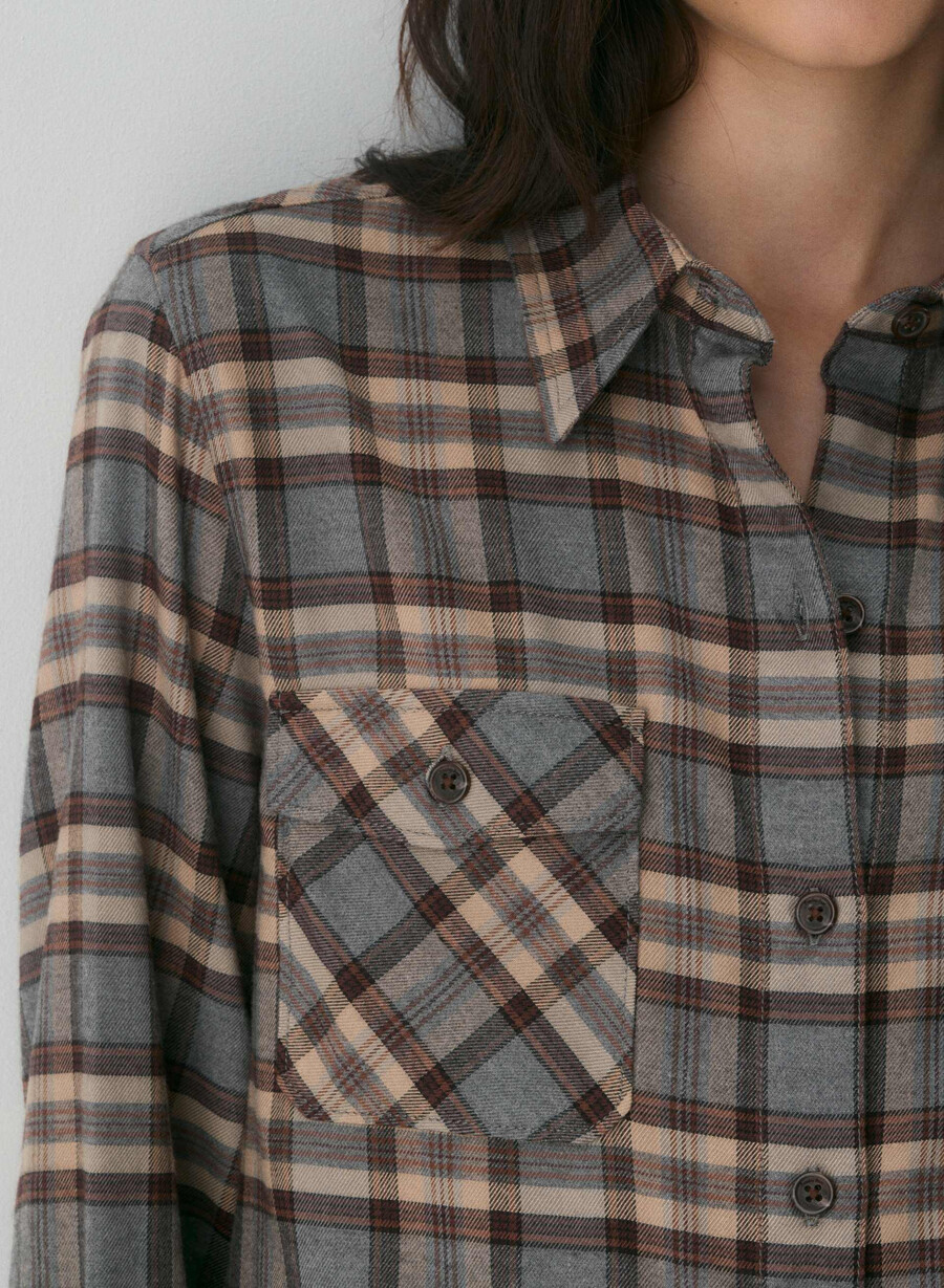 maple shirt ares check h d grch b