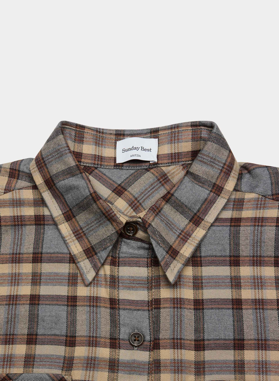 maple shirt ares check h d grch b