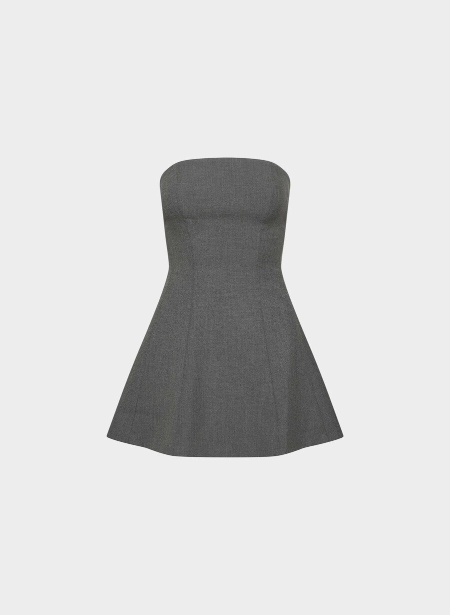 wren tube dress heather charcoal