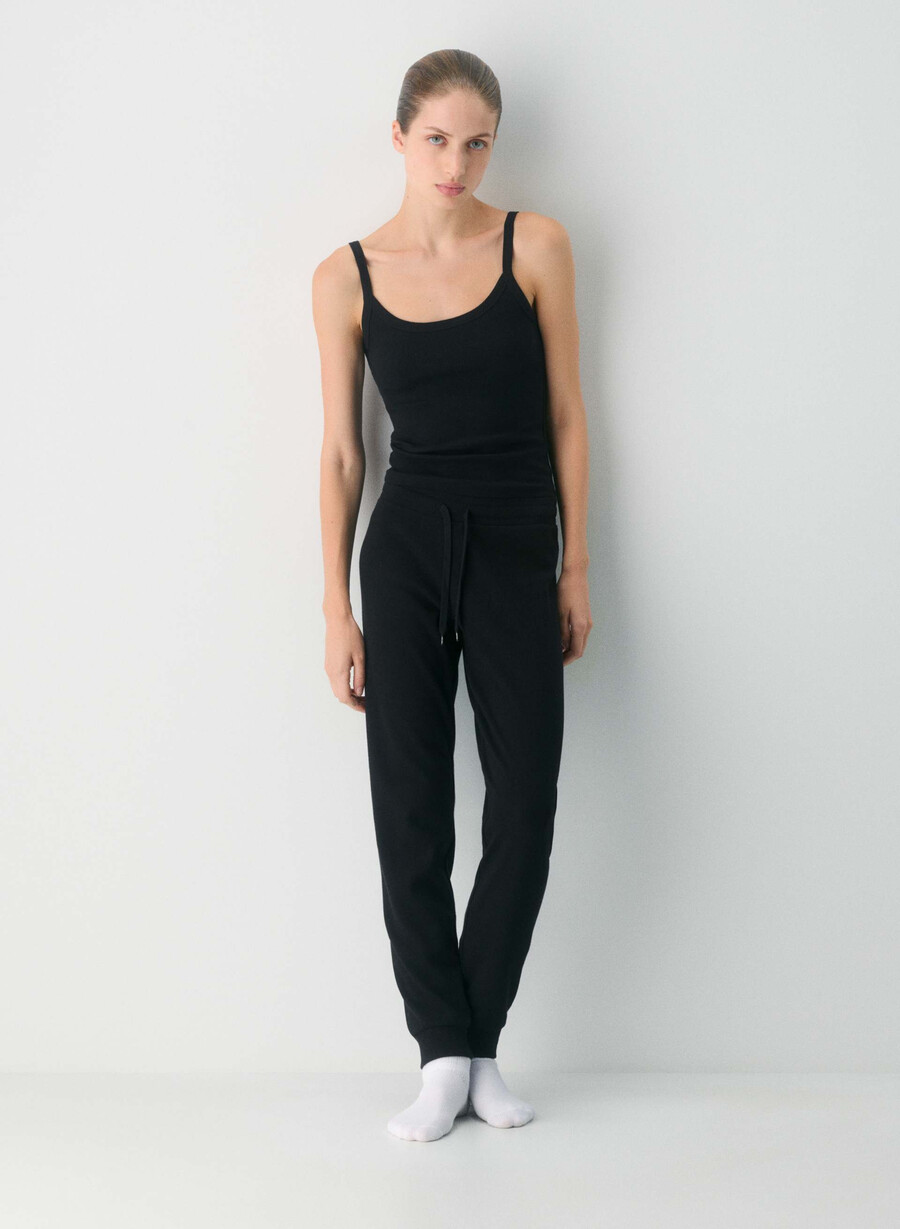 homestretch rib jogger black