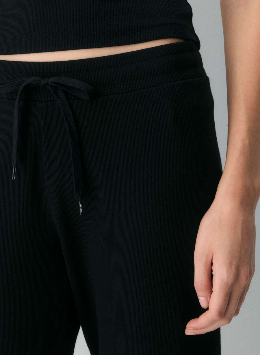 homestretch rib jogger black