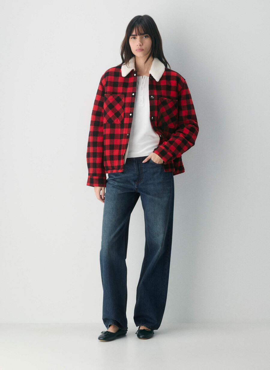 riff shirt jacket pluto chk blkflsh rd