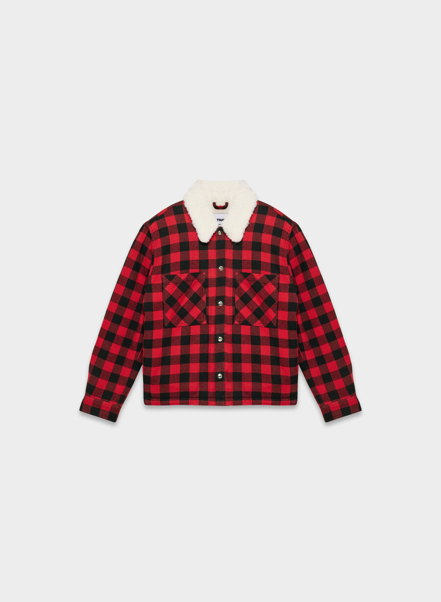 riff shirt jacket pluto chk blkflsh rd