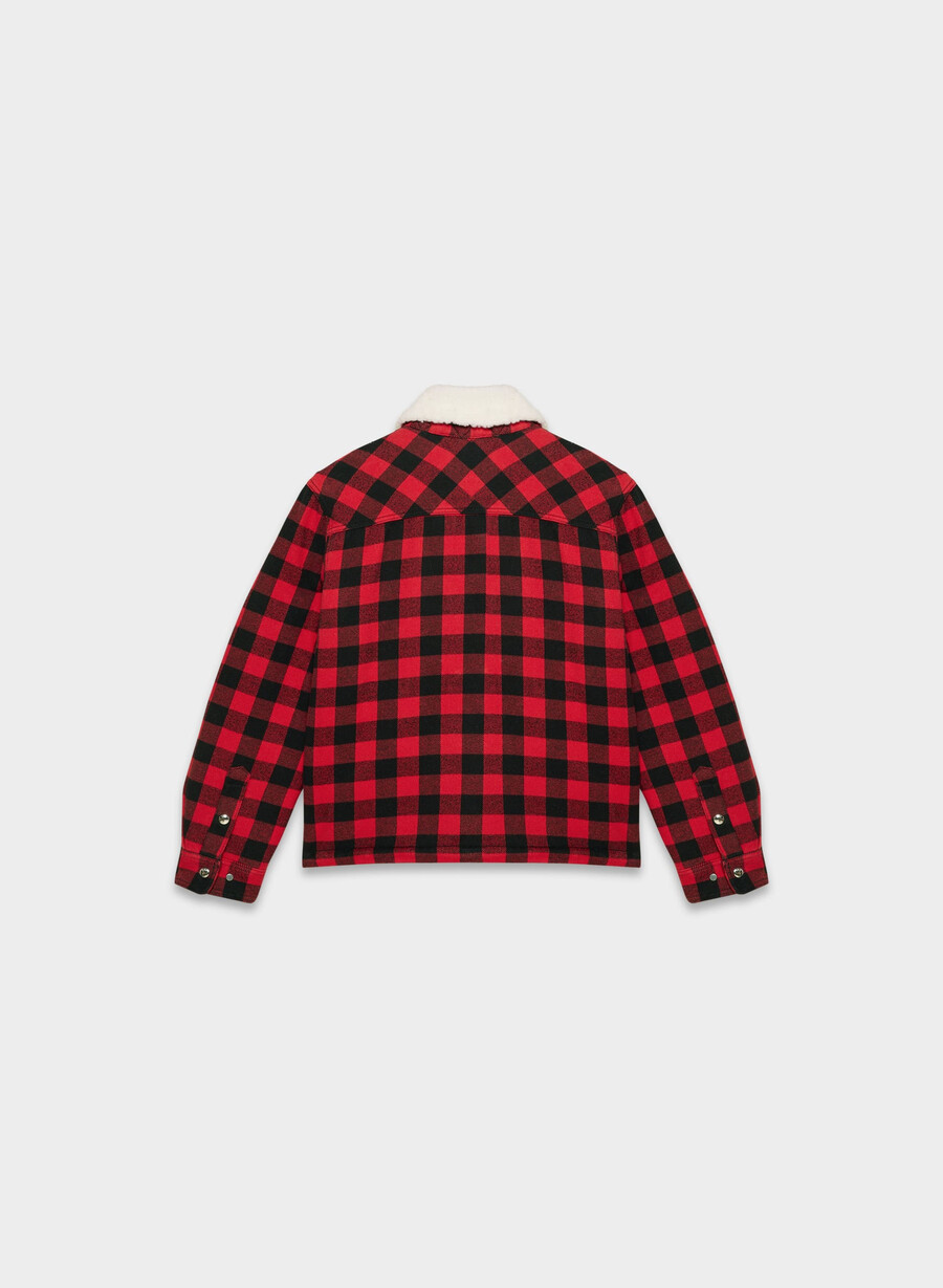 riff shirt jacket pluto chk blkflsh rd