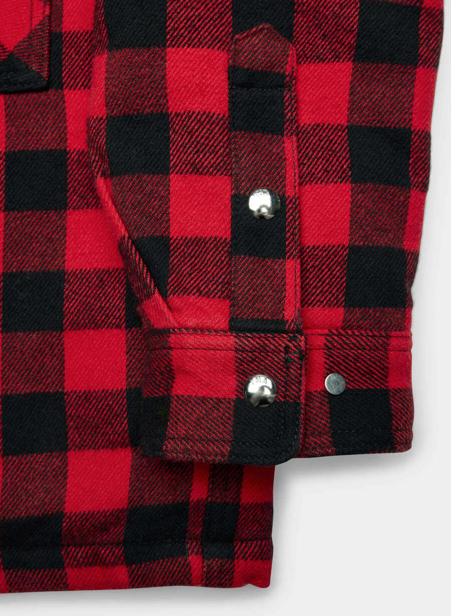 riff shirt jacket pluto chk blkflsh rd