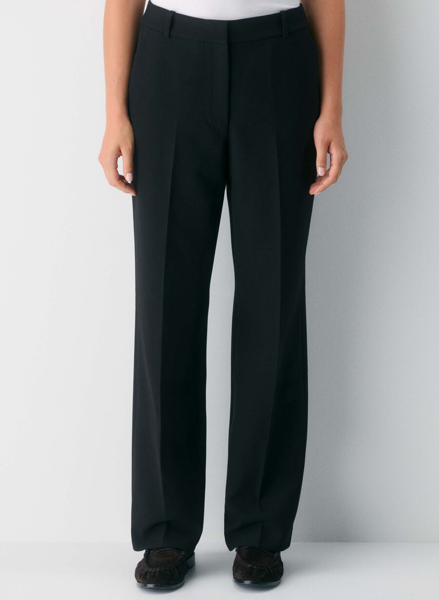new agency curve-fit pant - ressential black