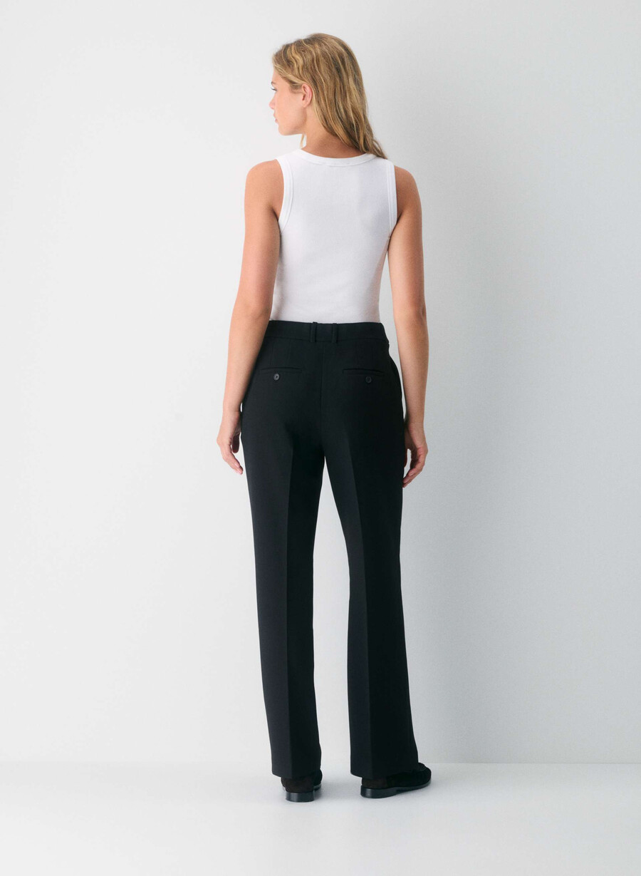 new agency curve-fit pant - ressential black