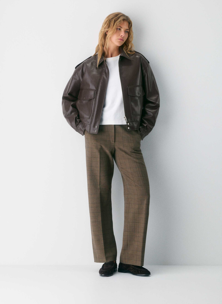 new agency curve-fit pant - ressential tyson chk browntaup