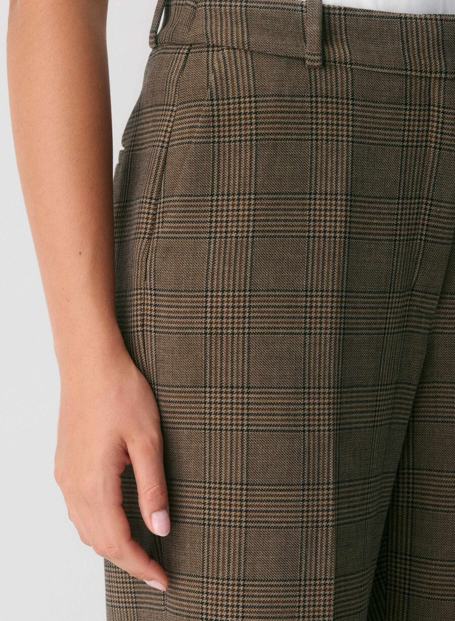 new agency curve-fit pant - ressential tyson chk browntaup