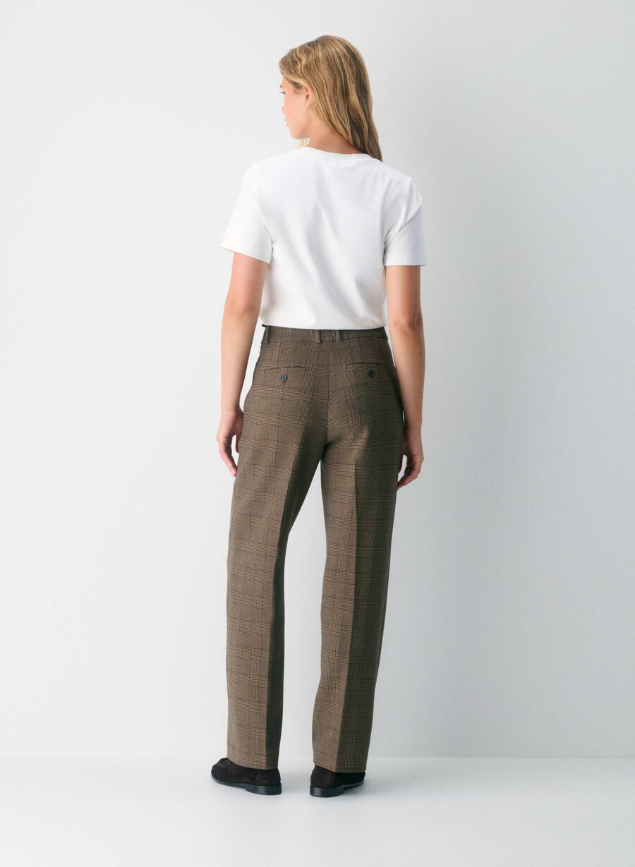 new agency curve-fit pant - ressential tyson chk browntaup