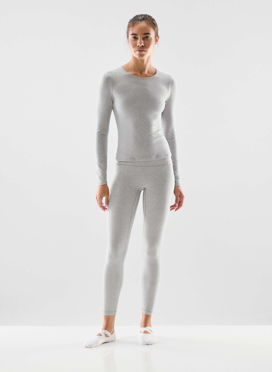 softwhip essential longsleeve heather chrome