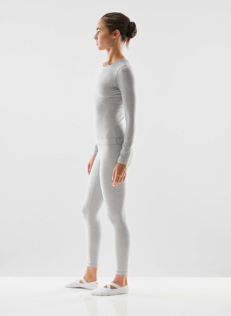 softwhip essential longsleeve heather chrome