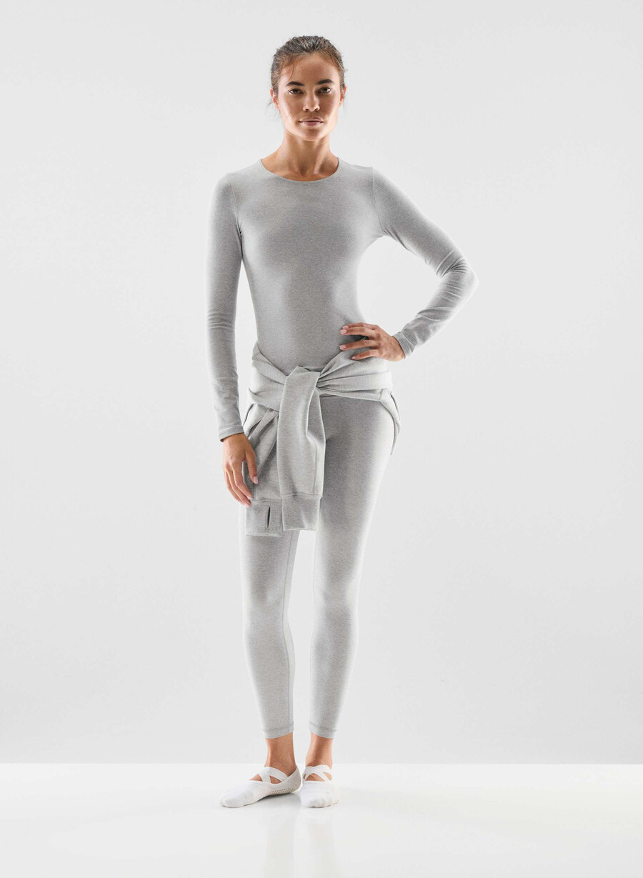 softwhip essential longsleeve heather chrome
