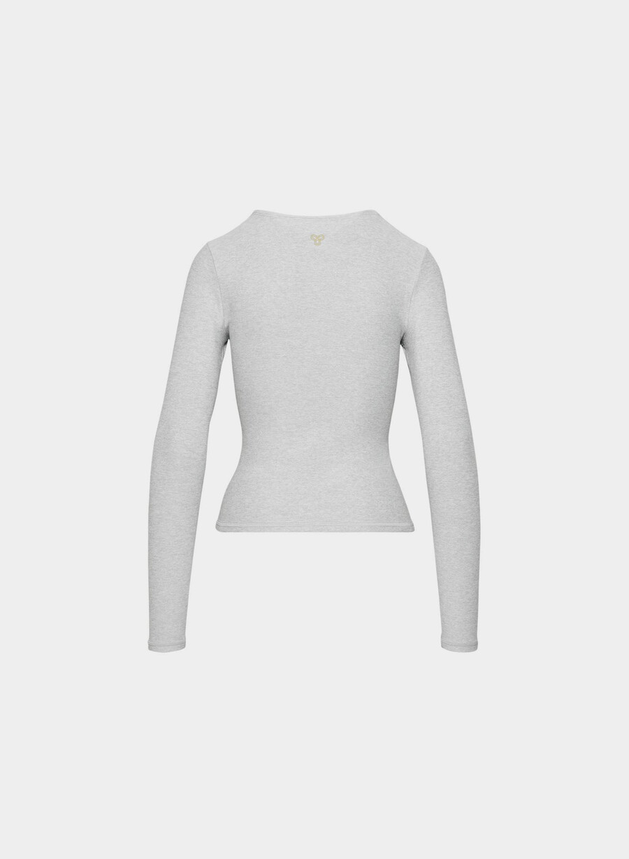 softwhip essential longsleeve heather chrome