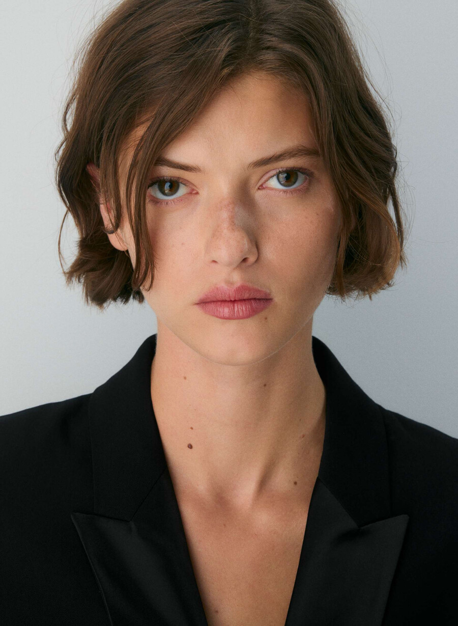 charisse wool blazer black