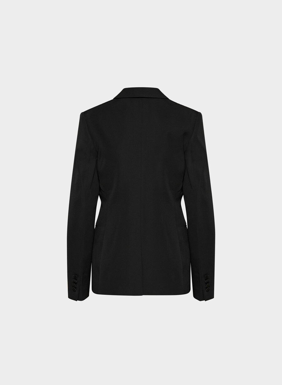 charisse wool blazer black