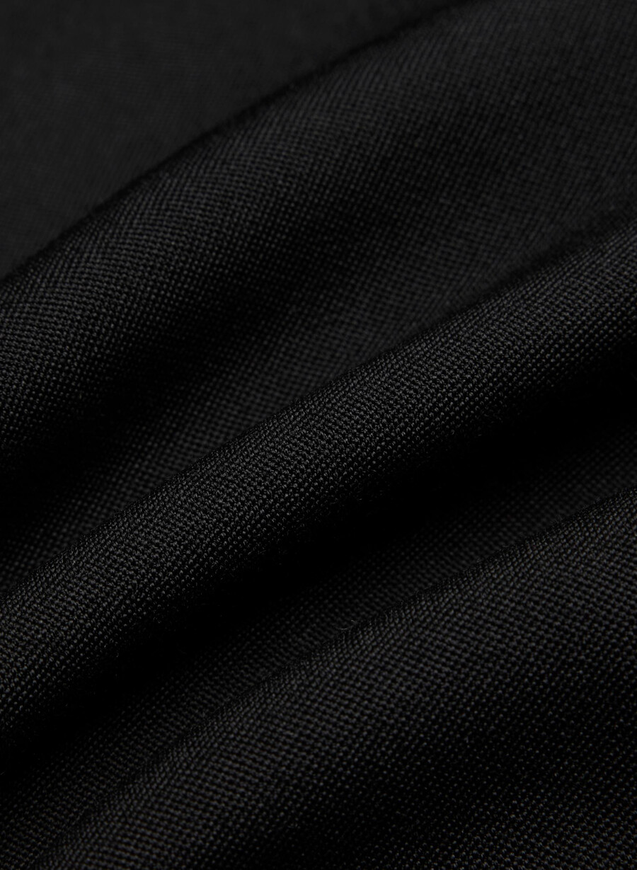 jordan wool vest black