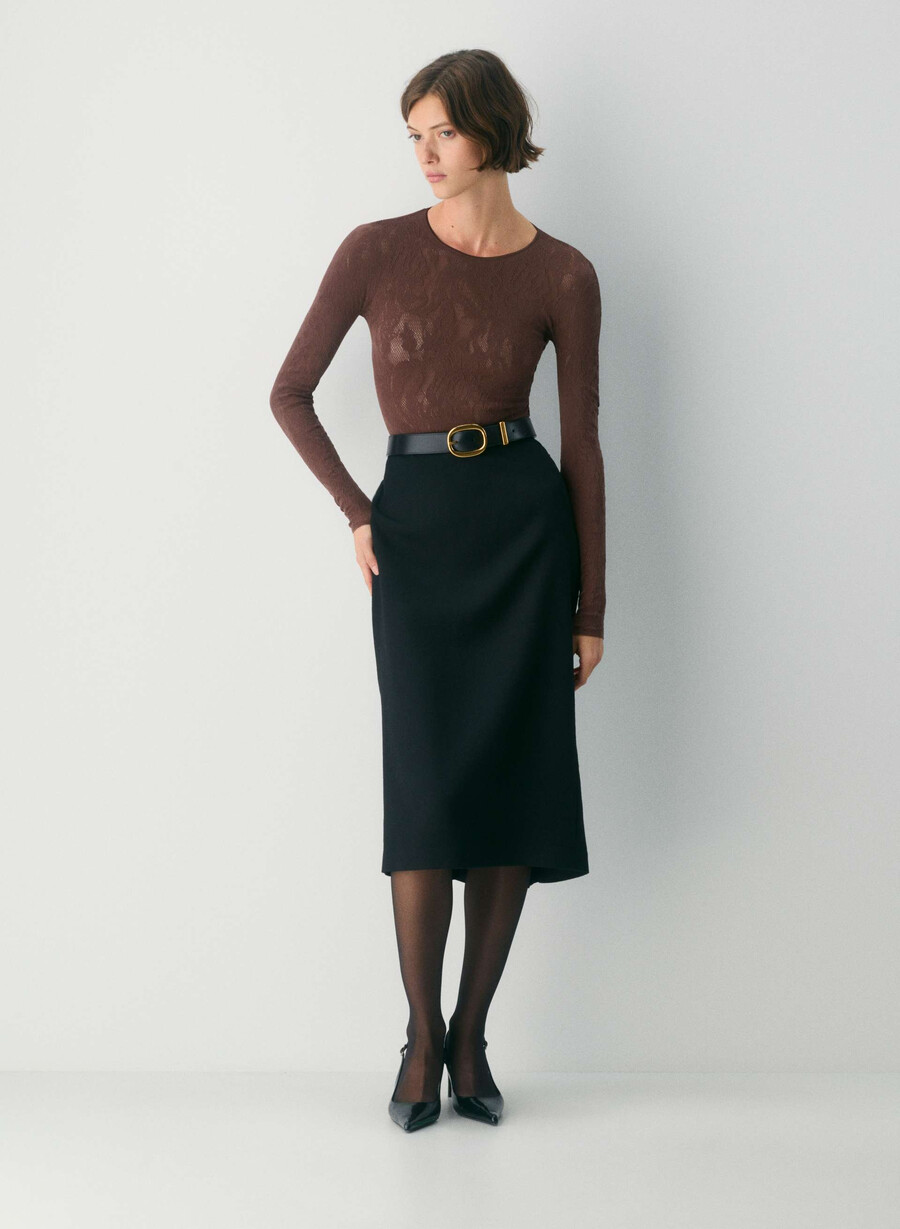 flora seamless mambo bodysuit cocoa powder brown