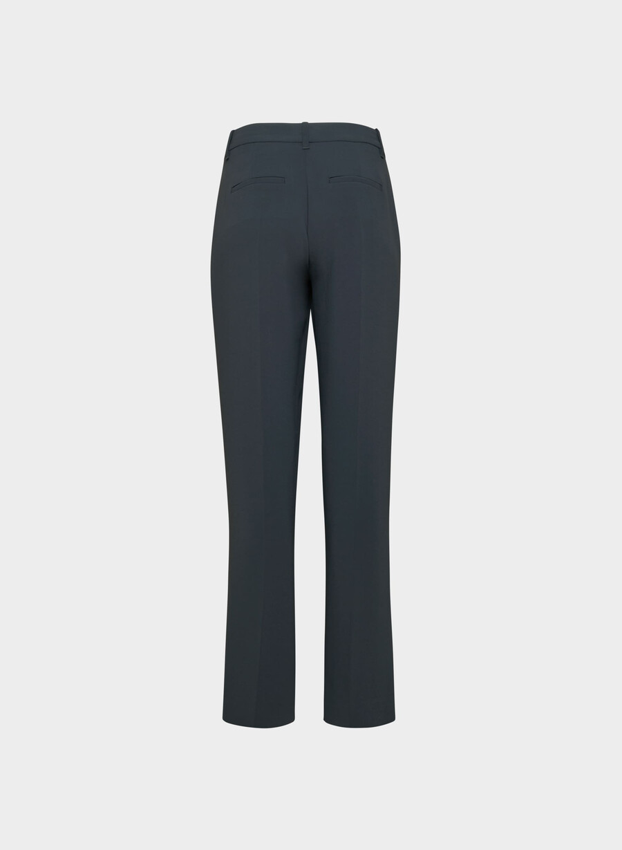 the effortless pant curve-fit lo-rise - crepette dark night navy