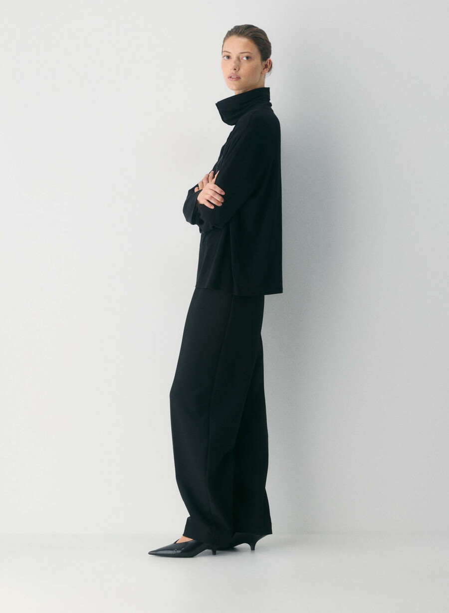 riverside turtleneck cocoa powder brown