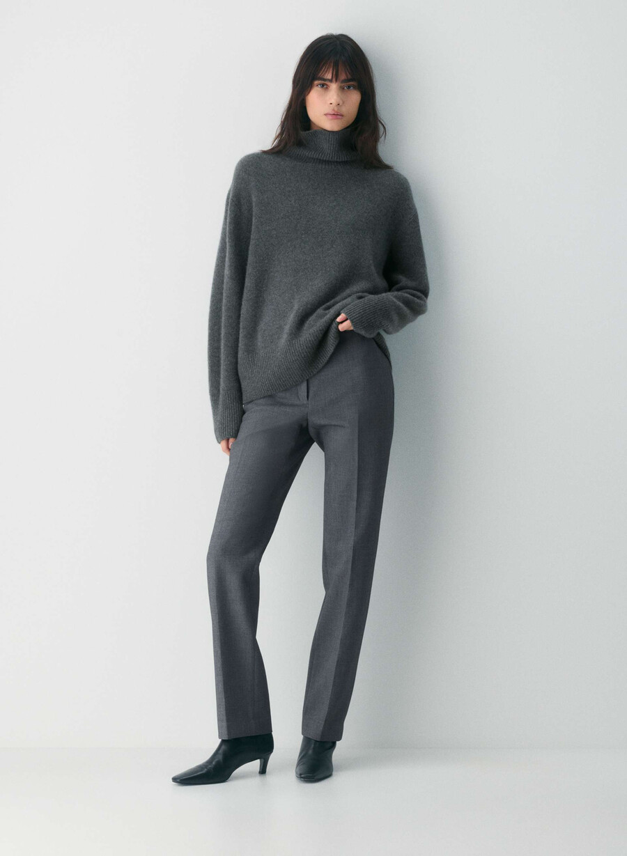 coupe pant - ressential heather charcoal