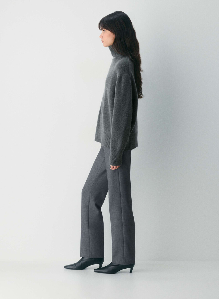 coupe pant - ressential heather charcoal