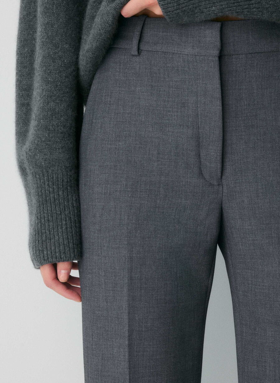 coupe pant - ressential heather charcoal