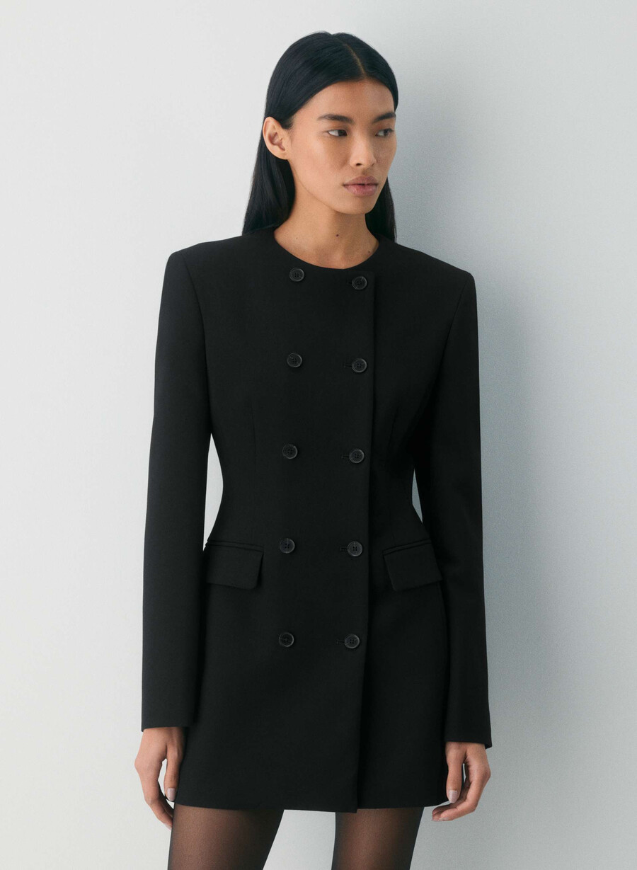 skyrise dress black