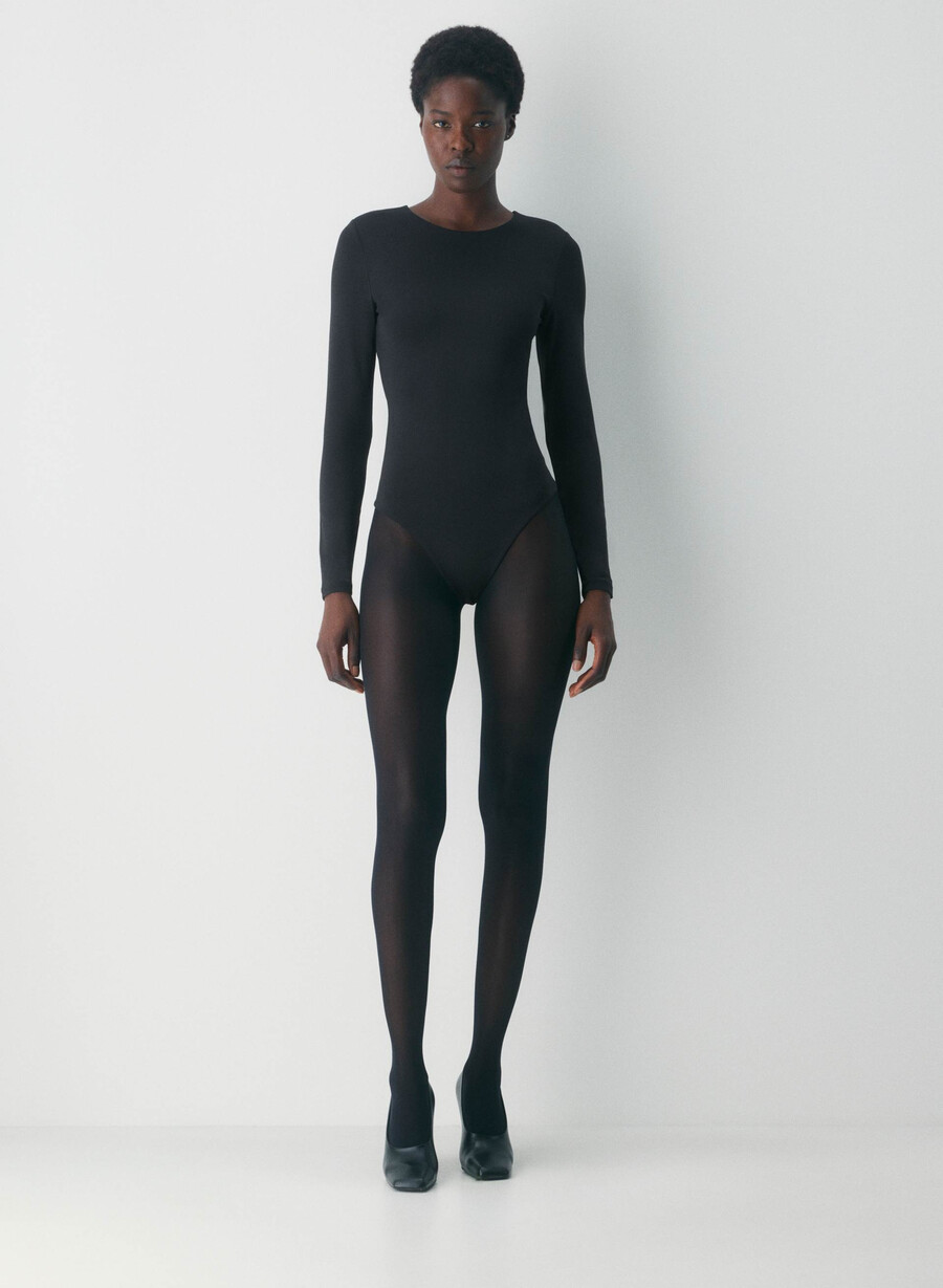 original contour turn bodysuit black