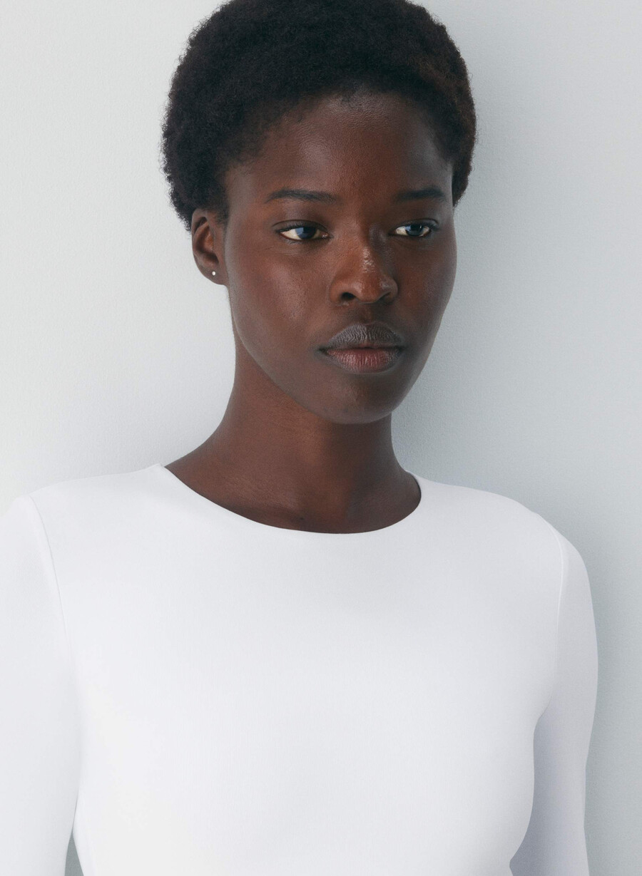 original contour turn bodysuit bright white