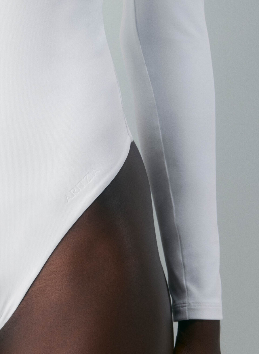 original contour turn bodysuit bright white