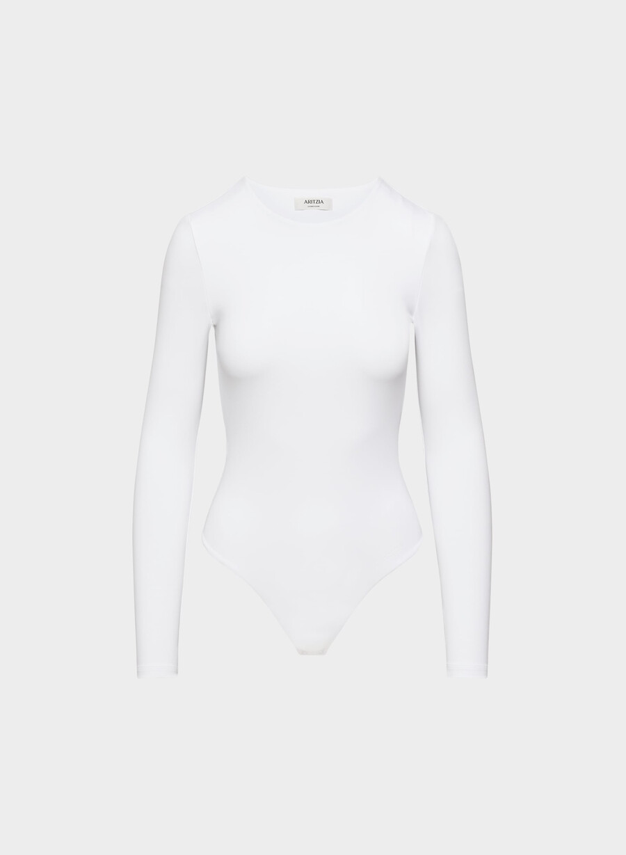 original contour turn bodysuit bright white