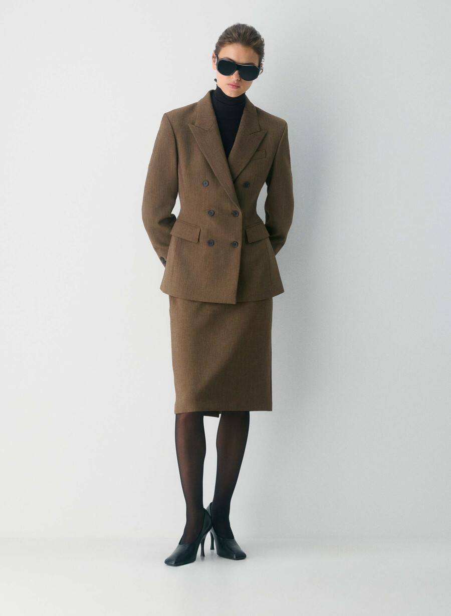 vanguard skirt - ressential kyle check svlmsc b