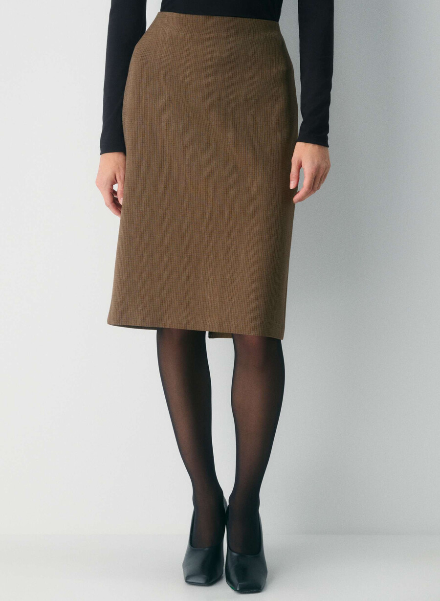 vanguard skirt - ressential kyle check svlmsc b