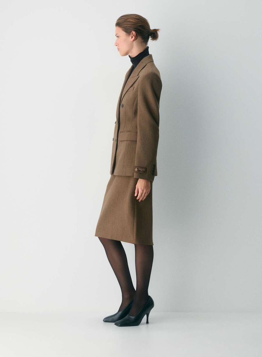 vanguard skirt - ressential kyle check svlmsc b