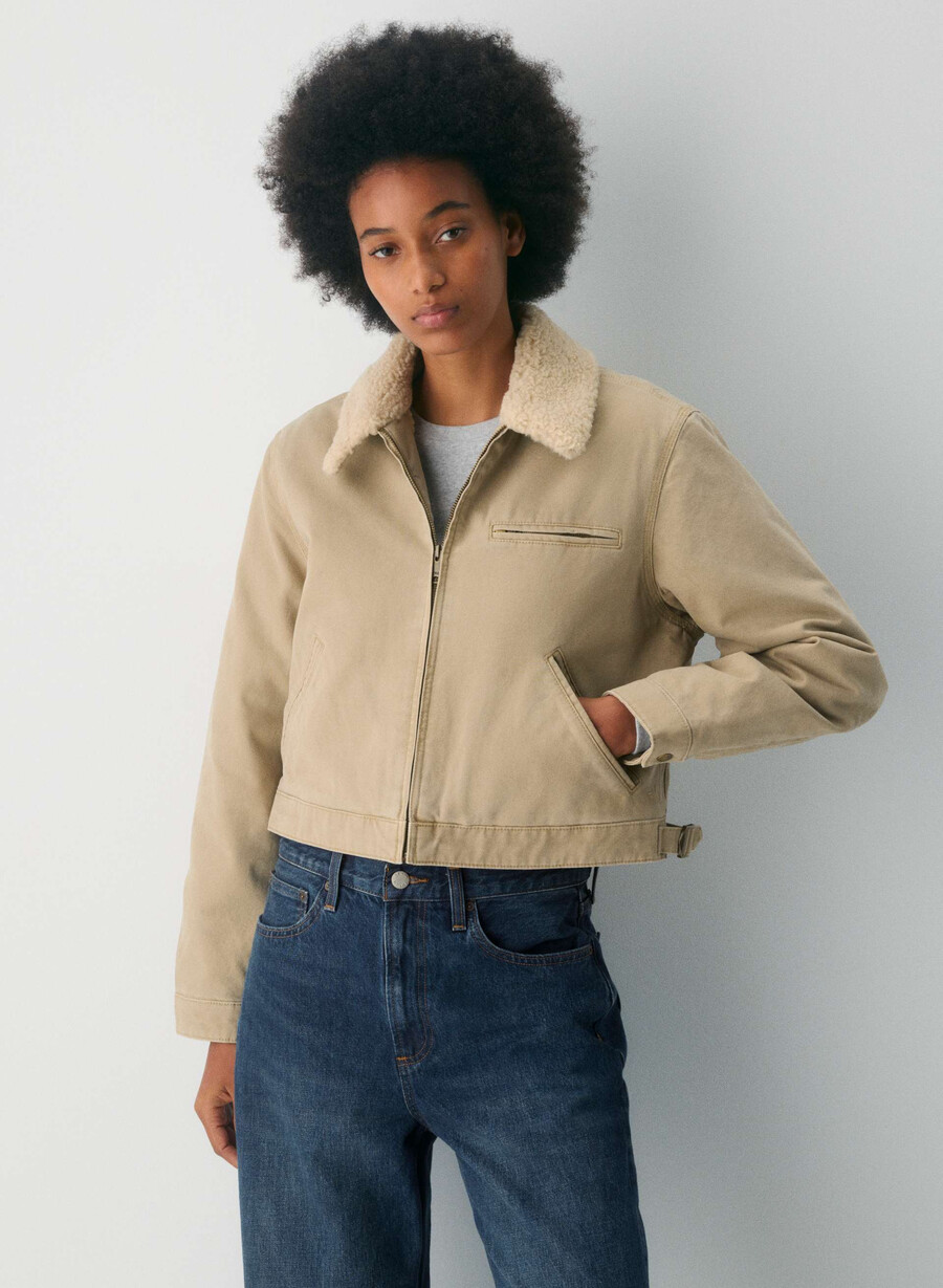 barkley workwear jacket vintage tan khaki