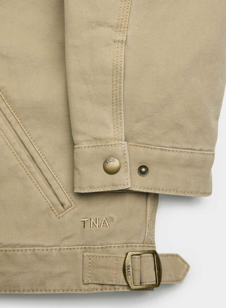 barkley workwear jacket vintage tan khaki