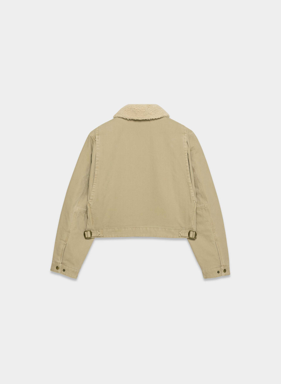 barkley workwear jacket vintage tan khaki