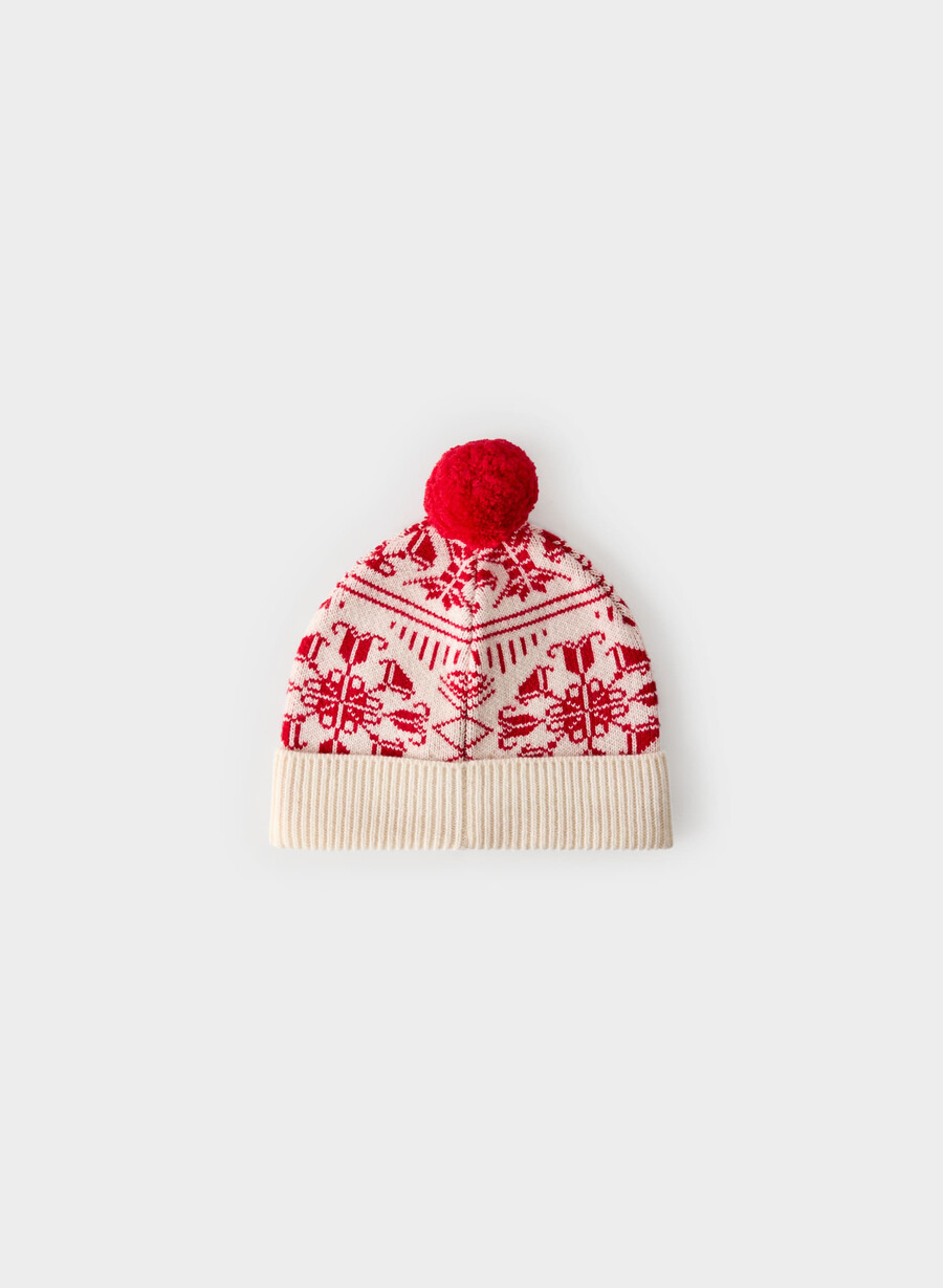 wonder wool cashmere beanie lt birch flashing rd