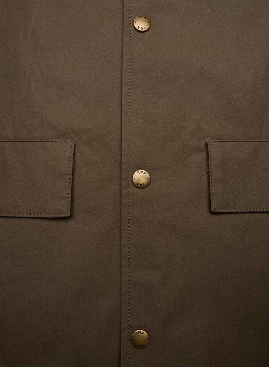 soundwave waxed trench coat sycamore brown