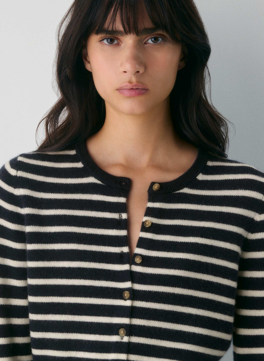 jolie wool cashmere cardigan frozen berry