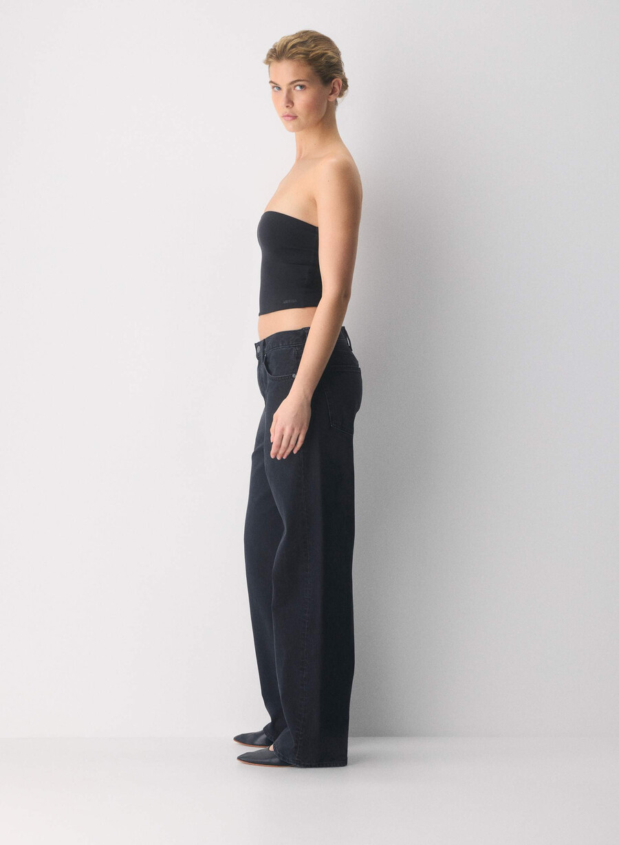 original contour appeal waist tube top black